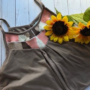 Cinched bottom Tank Top
